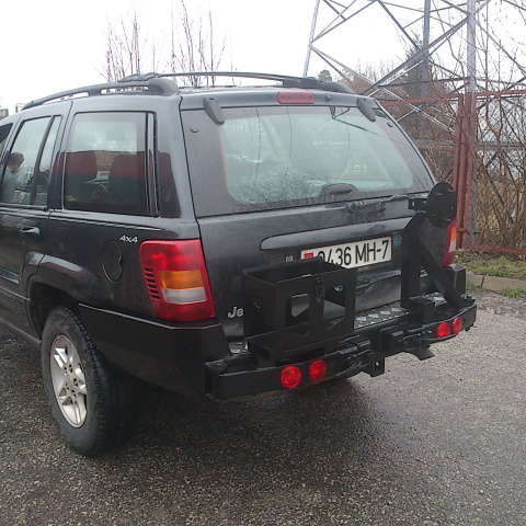 Zderzak stalowy tylny do Jeep Grand Cherokee WJ 1999-2004 z oś